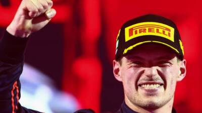 Saudi Arabian Grand Prix: Max Verstappen wins after late overtake on Charles Leclerc