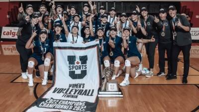 Trinity Western Spartans capture U Sports women's volleyball title over Mount Royal