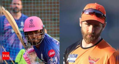 Jos Buttler - Jimmy Neesham - Sanju Samson - IPL 2022, RR vs SRH: Rajasthan Royals and Sunrisers Hyderabad aim for winning start - timesofindia.indiatimes.com - India -  Hyderabad -  Jaipur