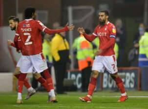 How do Lewis Grabban’s stats compare to Keinan Davis’ so far at Nottingham Forest?