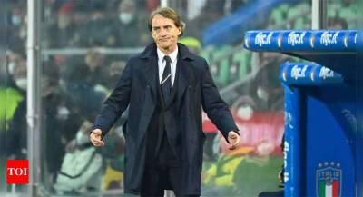 Mancini hints he will stay Italy boss after World Cup disaster