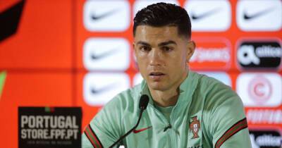 Soccer-Ronaldo urges fans to make life difficult for giant-killers North Macedonia in playoff tie