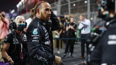 'I just want to go home,' says Lewis Hamilton after finishing 10th in Saudi Arabian Grand Prix