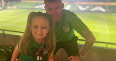 Beautiful moment as James McClean gives five-year-old one of her 'greatest days ever'