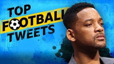 Christian Eriksen - Ryan Kent - Will Smith - Ryan Reynolds - Top Football Tweets: Everyone is making memes about the Oscars - bbc.com - Manchester - Usa - Panama - county Brown - county Scott