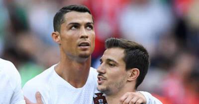 Cristiano Ronaldo mocks Arsenal star during Portugal training ahead of North Macedonia play-off