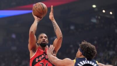 Raptors' Birch (knee) out, Trent (toe) questionable vs. Celtics