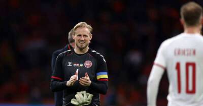 Kasper Schmeichel’s brilliant gesture to Christian Eriksen ahead of Denmark return