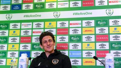 Roy Keane - Damien Duff - Blackburn Rovers - Stephen Kenny - Anthony Barry - 'Roy Keane called you a spoofer' - Keith Andrews meets the press - rte.ie - Ireland - Lithuania -  Dublin - Luxembourg -  Luxembourg