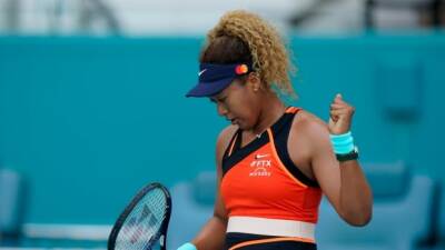 Osaka advances to Miami Open quarters with straight-set victory over Riske
