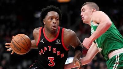 Scottie Barnes - Pascal Siakam - Gary Trent-Junior - Raptors end Celtics' six-game win streak with thrilling OT victory - tsn.ca - Canada -  Boston