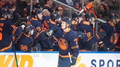 McLeod's 3-point night leads Oilers to blowout victory over lowly Coyotes