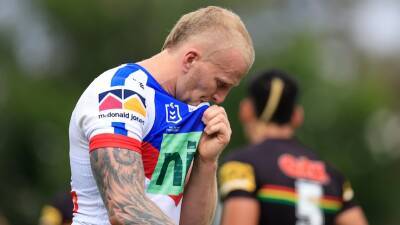 Chris Smith - NRL suspends Newcastle Knights' Mitch Barnett for six matches on reckless dangerous contact charge - abc.net.au - county Smith