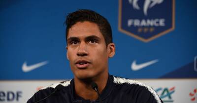 Manchester United's Raphael Varane gives fitness update after injury scare with France