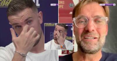 Jordan Henderson: Liverpool star's emotional reaction to Klopp's video message