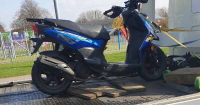 Armed cops stop boy on moped following alleged crimewave that 'shook' community