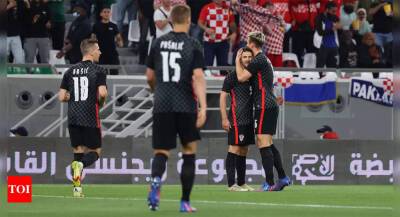 Cristiano Ronaldo - Luka Modric - Andrej Kramaric - Kramaric inspires Croatia to comeback win over Bulgaria - timesofindia.indiatimes.com - Russia - Qatar - Croatia - Bulgaria