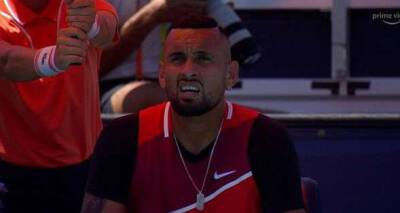 Nick Kyrgios - Carlos Bernardes - Can I (I) - Nick Kyrgios fumes at Miami Open courts and umpire during Jannik Sinner clash - msn.com - Italy - county Miami - India