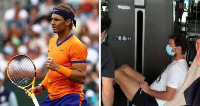 Rafael Nadal gives French Open boost as Spaniard pictured training amid injury layoff