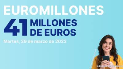 Euromillones: comprobar los resultados del sorteo de hoy, martes 29 de marzo