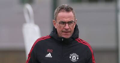 Four things spotted in Man United training as Cavani absent but Rangnick handed fitness boost