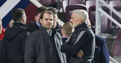Hearts manager Robbie Neilson says Lewis Ferguson dived for penalty as Aberdeen boss Jim Goodwin defends his player