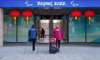 Winter Paralympics - Andrew Parsons - Russian and Belarusian athletes banned from Winter Paralympics after U-turn - theguardian.com - Russia - Ukraine - Beijing - Belarus