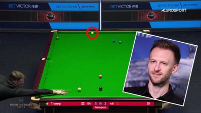 Judd Trump - Judd Trump plays shot of ‘sublime inspiration’ at Welsh Open – how did he do this?! - eurosport.com