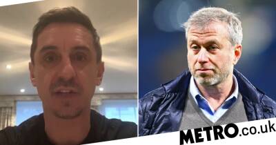 Gary Neville praises Roman Abramovich’s ownership of Chelsea but admits Russian billionaire is ‘no angel’