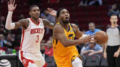 Donovan Mitchell, Mike Conley Jr lead Jazz to OT win over Rockets
