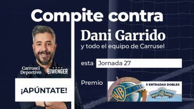 ¡Compite contra Dani Garrido en Biwenger y gana una de las 5 entradas dobles al Parque Warner que te esperan!