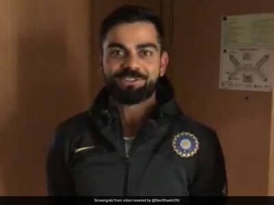Watch: Ravi Shastri Shares Video Of Virat Kohli Taking The "Tracer Bullet" Challenge, Wishes Him For 100th Test Match