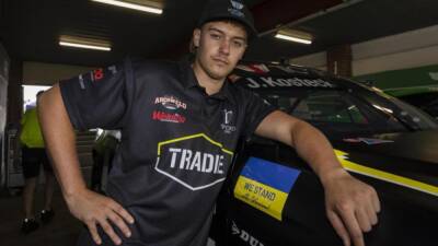 Supercars team shows support for Ukraine