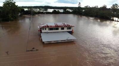 Floodwaters devastate Maryborough Brothers junior rugby league club for second time this year