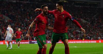 Manchester United's Cristiano Ronaldo and Bruno Fernandes combine to book Portugal's place at 2022 World Cup