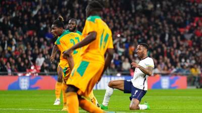 Stand-in captain Raheem Sterling stars as England brush aside 10-man Ivory Coast