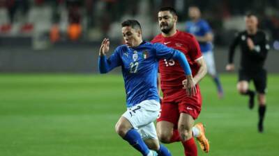 Italy edge Turkey 3-2 in friendly after World Cup qualifying agony