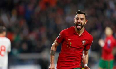 Portugal reach 2022 World Cup with Bruno Fernandes double against North Macedonia