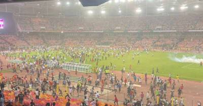 Thomas Partey - Tear gas fired as Nigeria fans smash up stadium following World Cup exit to Ghana - msn.com - Russia - Qatar - Egypt - Senegal - Ghana - Nigeria -  Abuja