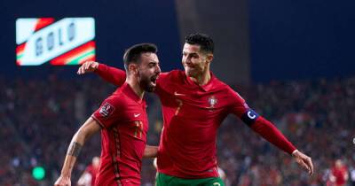 Ronaldo reacts to Portugal's World Cup qualification thanks to Fernandes brace