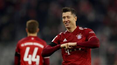 Lionel Messi - Cristiano Ronaldo - Robert Lewandowski - Haaland, Lewandowski, Mbappe: Race for Europe's Golden Shoe - in pictures - thenationalnews.com - Manchester