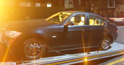 BMW seized by police at Wigan car meet