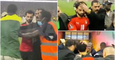 Mohamed Salah: Footage of Senegal fans 'trying to attack' Egpyt star