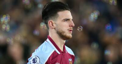 Declan Rice tipped to snub Manchester United with West Ham backed to ‘finish above’ them