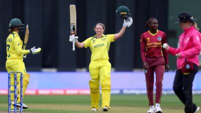 Women's World Cup: Alyssa Healy Hits Century As Australia Crush West Indies To Reach Final