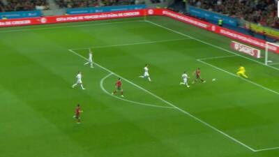 Era el gol que sellaba el Mundial para Portugal y Cristiano reaccionó de forma inusual