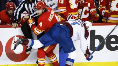 Tyler Toffoli - Mikko Rantanen - Jared Bednar - Nathan Mackinnon - Elias Lindholm - Jacob Markstrom - Avalanche beat Flames in clash of West leaders - foxnews.com - Los Angeles - state Minnesota - county Kings - state Colorado - county Pacific