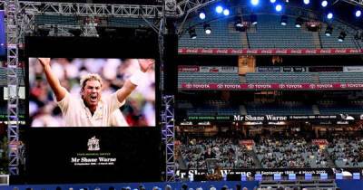 Shane Warne - Nasser Hussain - Sachin Tendulkar - Brian Lara - Shane Warne funeral: Fans, sport icons and celebrities bid farewell to Australia legend in emotional memorial - msn.com - Australia - Sri Lanka - Thailand