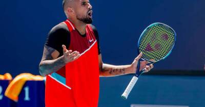 Nick Kyrgios docked a game during chaotic defeat to Jannik Sinner at Miami Open