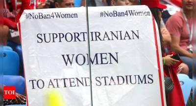 Iran again bans women from football stadium